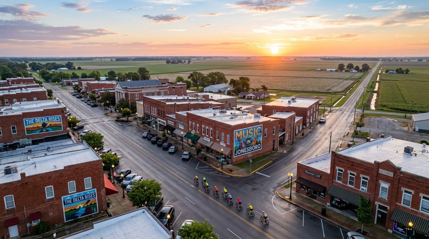 Jonesboro Arkansas street scene