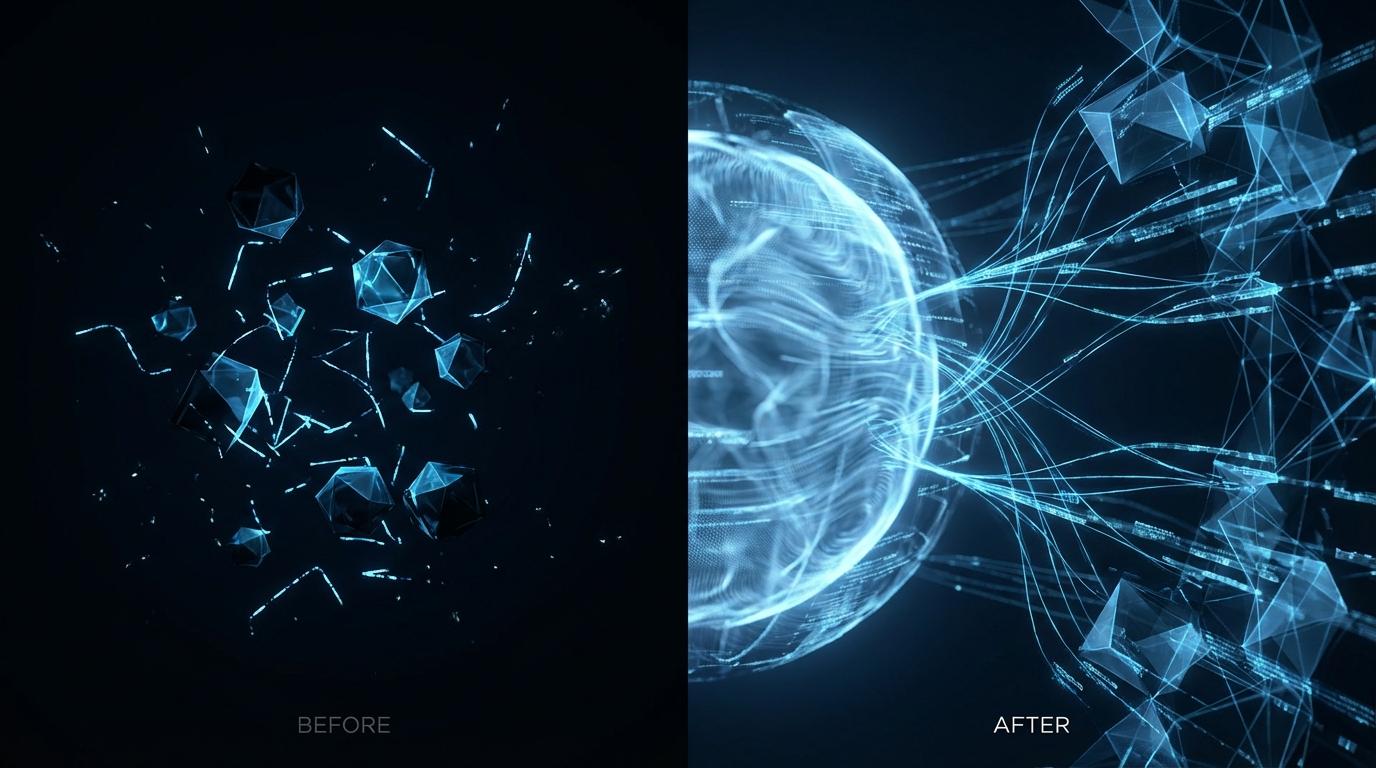 Before and after Nexie — disconnected vs connected